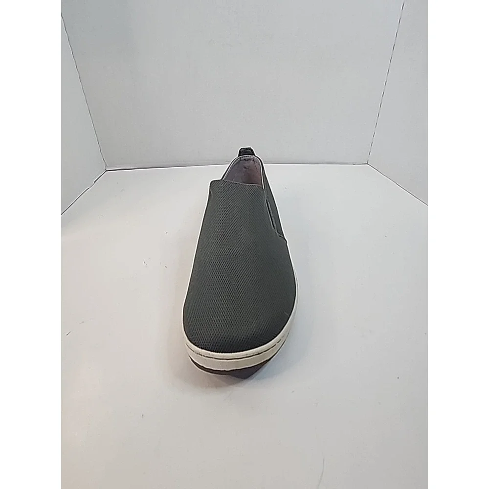 Mens Sz 12M L.L. Bean Dark Sage Green Boat / Deck Shoes Casual Outdoors Fishing